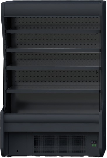 Wandkühlregal mit 670 Liter Volumen | Dynamische Kühlung | 1310x695x2020 mm